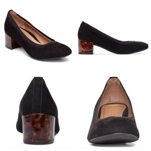 Vionic Womens Olympia Natalie Black Tortoise Pumps Size 9
